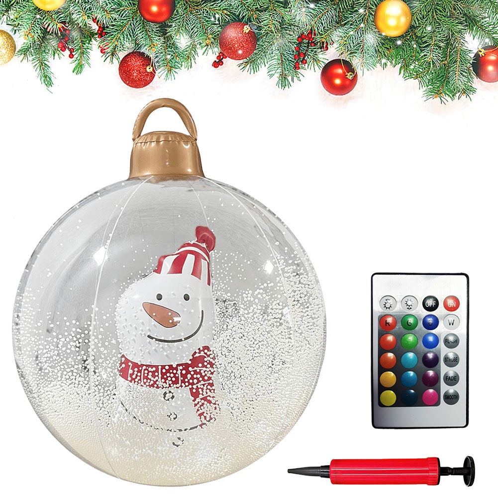 Christmas Lights Outdoor - 24 Inch Inflatable Christmas Balls Outdoor