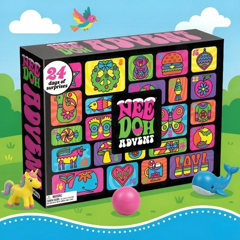 Advent Calendar Gift - 2026 NeeDoh Advent Calendar 3D PVC
