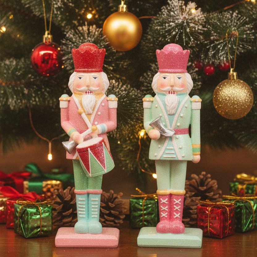 Nutcracker Figurine - For Christmas Nutcracker Resin Figurine, Eco-Friendly