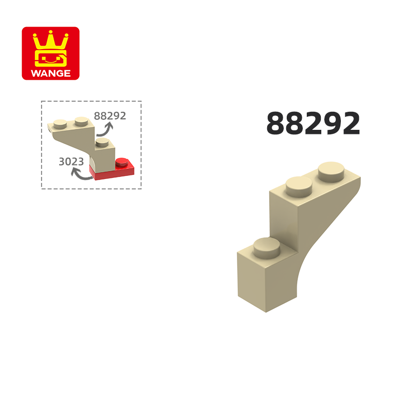 Lego Set City - WANGE 88292 100g/94PCS 1x3x2 Arch with
