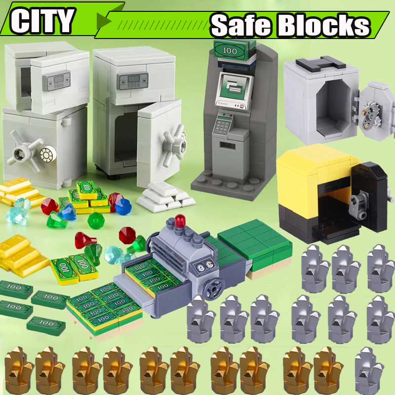 Lego Set Creator - MOC City Strongbox Safe Box Building