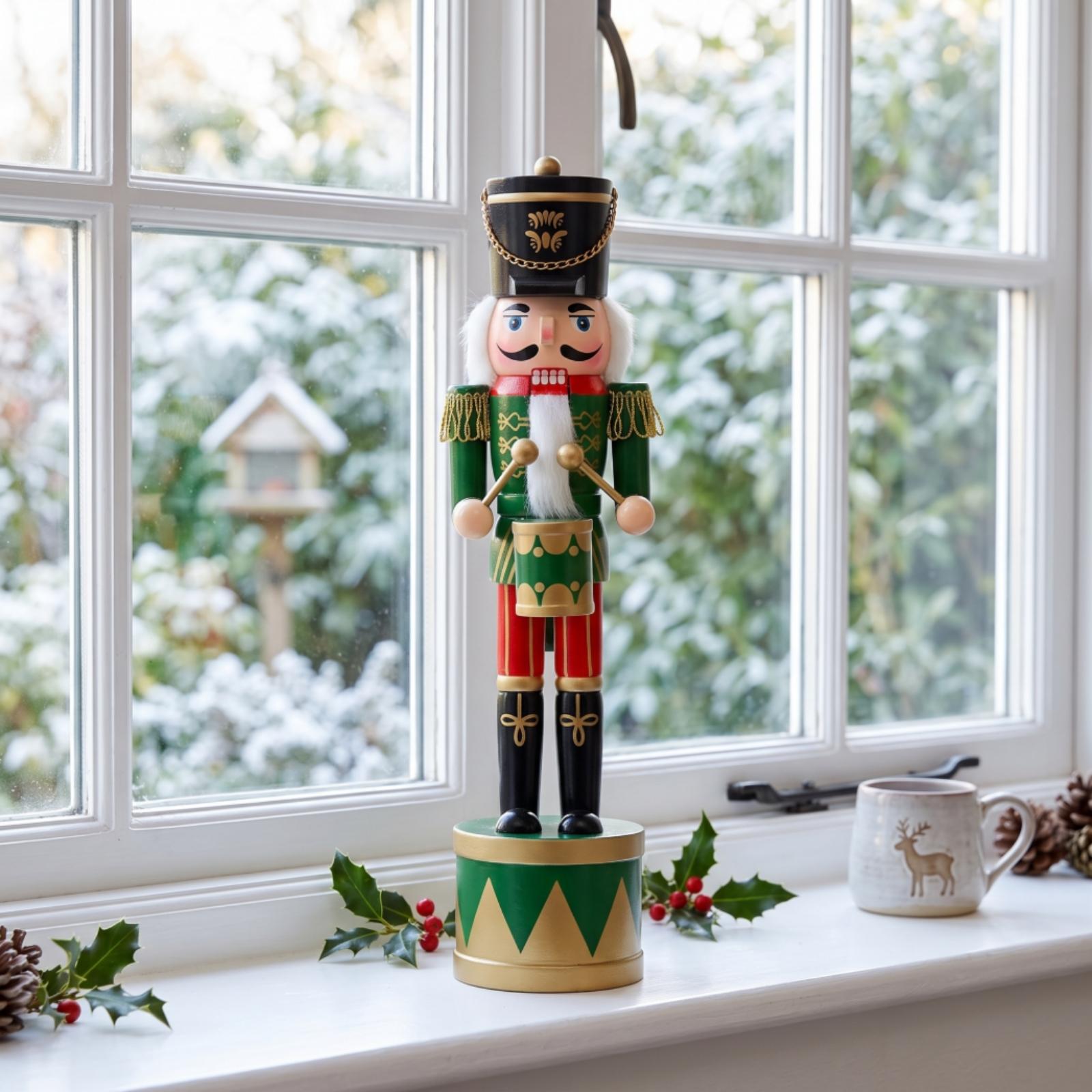 Nutcracker Figurine - Nutcracker Soldier Wooden Figurine Hand Painted