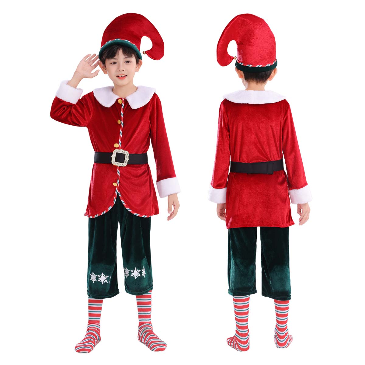Elf Costume Christmas - 2025 Festive Cosplay Performance Kid Christmas