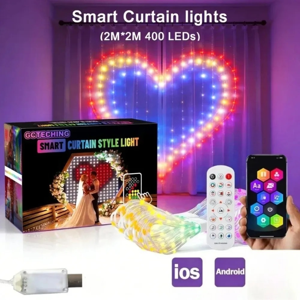 Outdoor LED Pixel Curtain Ligh - Christmas Lights Outdoor ulasan dan harga