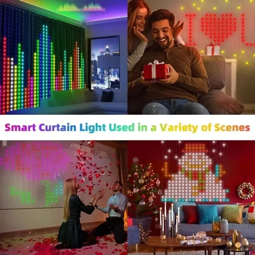 Outdoor LED Pixel Curtain Ligh - Christmas Lights Outdoor ulasan dan harga