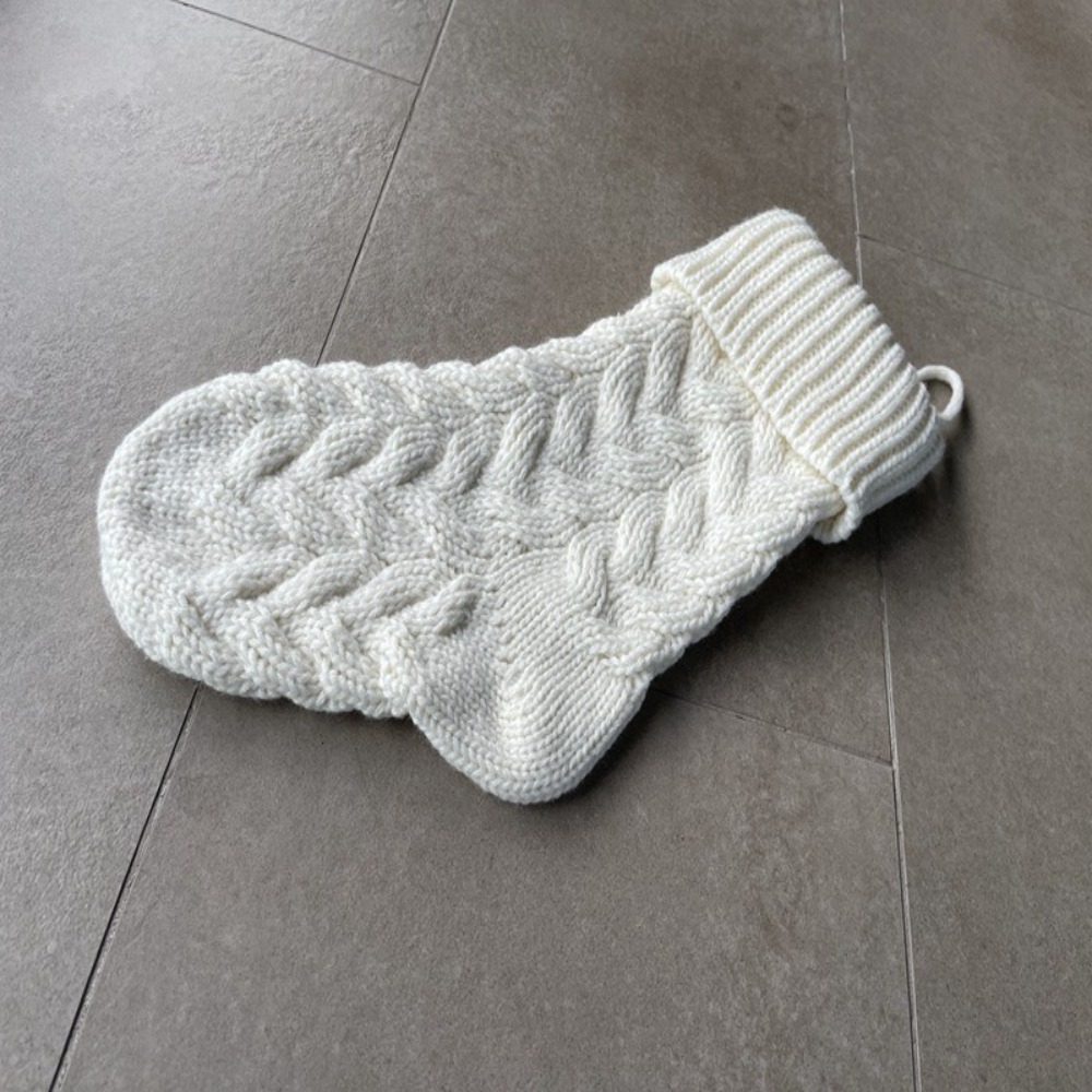 Knitted Christmas Sockings Flu - Christmas Stocking Hanging ulasan dan harga