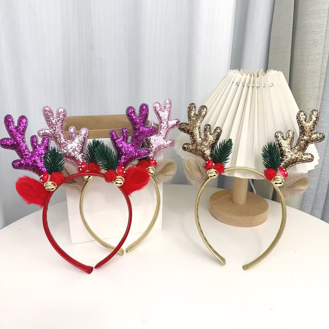 Popular Glittery Reindeer Antl - Reindeer Antlers Headband ulasan dan harga