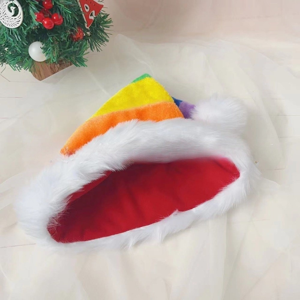 Simple Stripe Plush Christmas  - Santa Hat Plush ulasan dan harga