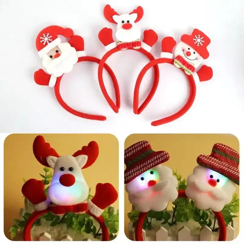 LED Glowing Reindeer Elk Antle - Reindeer Antlers Headband ulasan dan harga