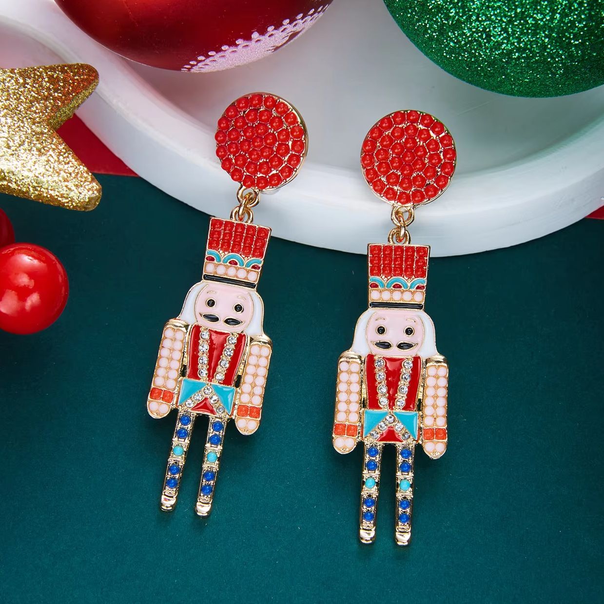 Imitation Pearls Nutcracker So - Nutcracker Figurine ulasan dan harga