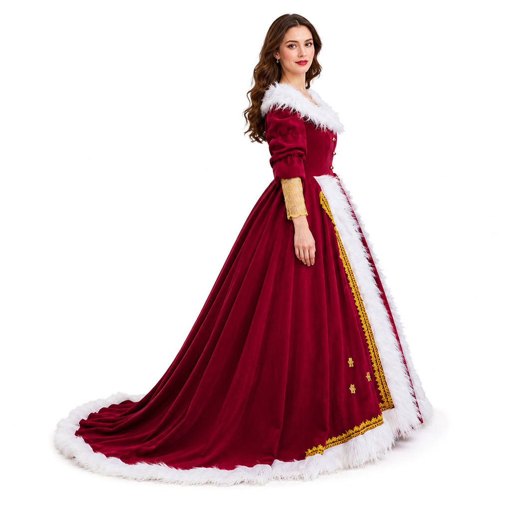 Deluxe Mrs Claus Costumes Adul - Ornament Ball Set ulasan dan harga