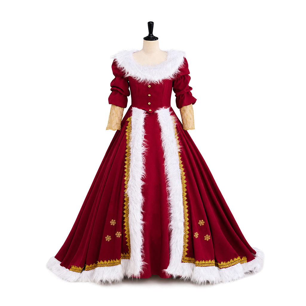 Deluxe Mrs Claus Costumes Adul - Ornament Ball Set ulasan dan harga