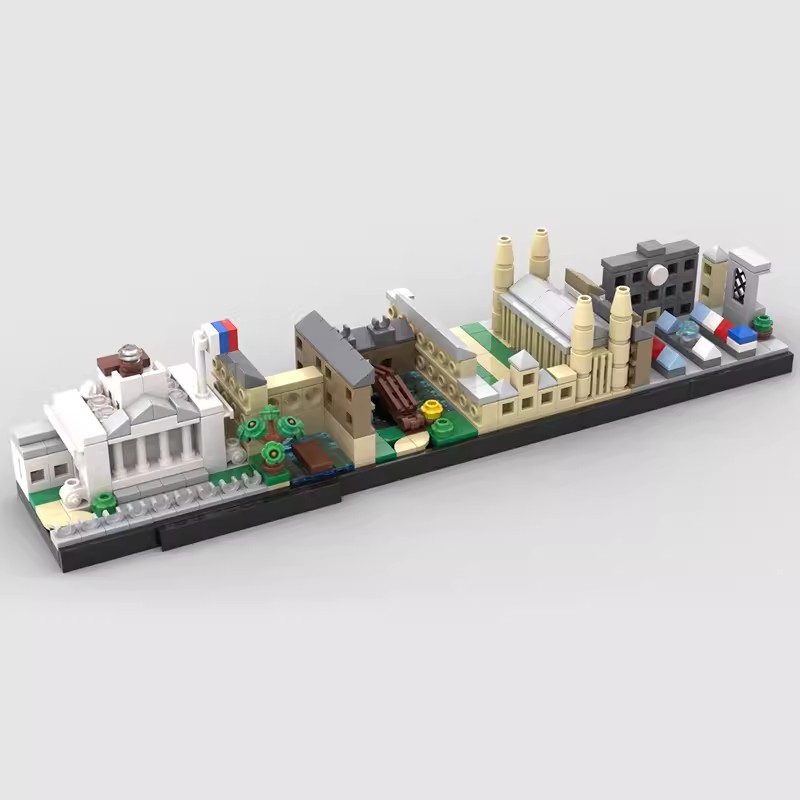 Bricklink MOC City Skyline Arc - Lego Set Creator ulasan dan harga