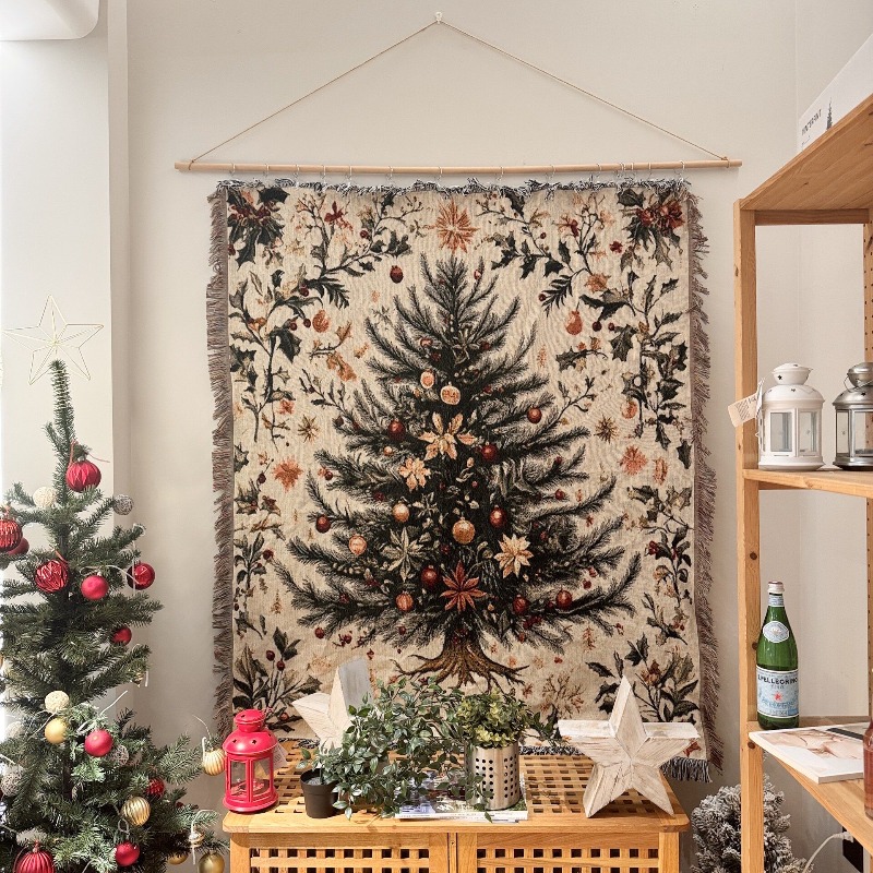 2026 New Christmas Tapestry Wa - Christmas Throw Blanket ulasan dan harga