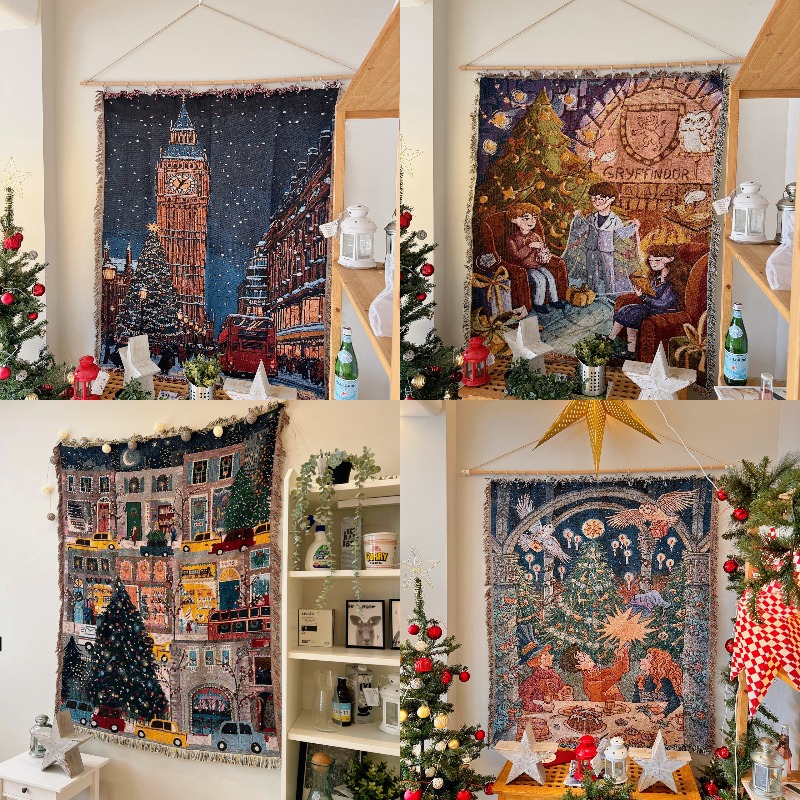 2026 New Christmas Tapestry Wa - Christmas Throw Blanket ulasan dan harga