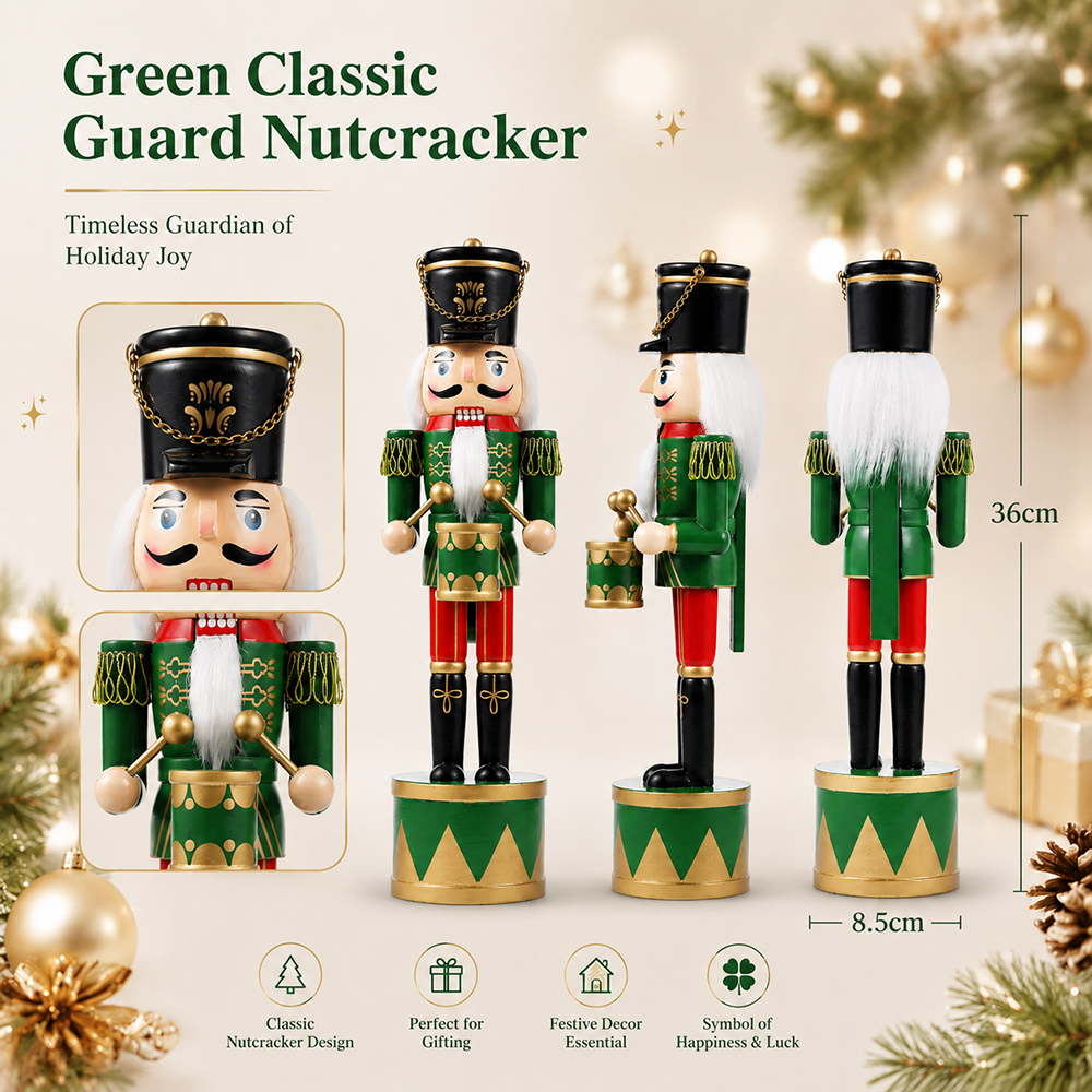 36CM Christmas Nutcracker New  - Nutcracker Figurine ulasan dan harga