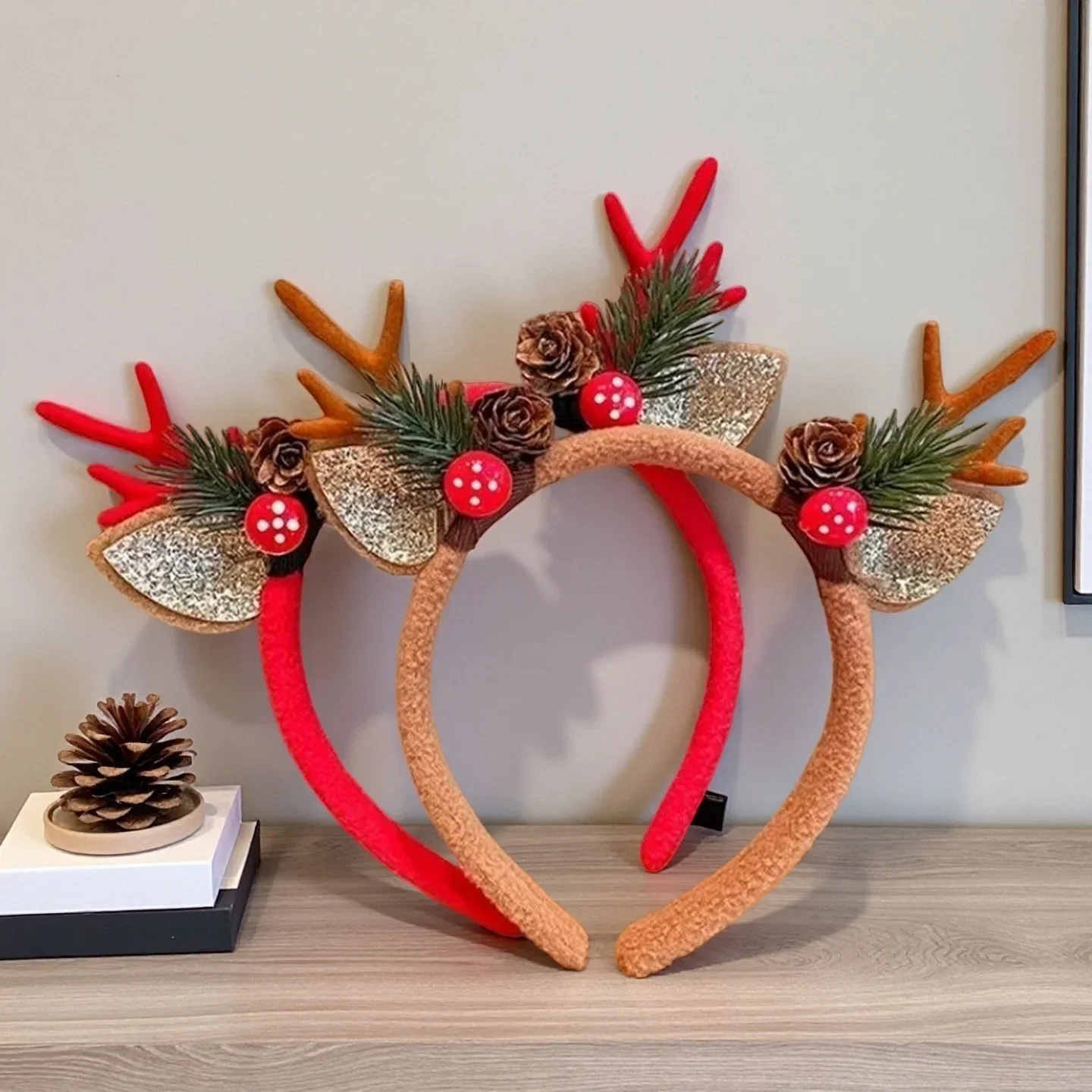 1Pc Christmas Headbands Christ - Reindeer Antlers Headband ulasan dan harga