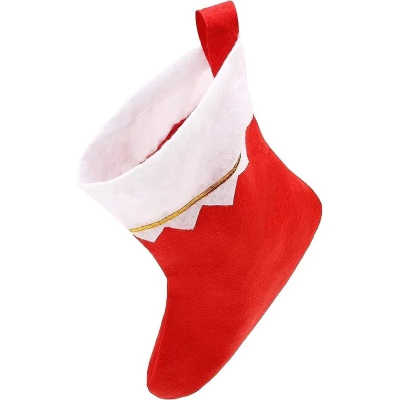 12-24PCS Christmas Stockings H - Christmas Stocking Hanging ulasan dan harga