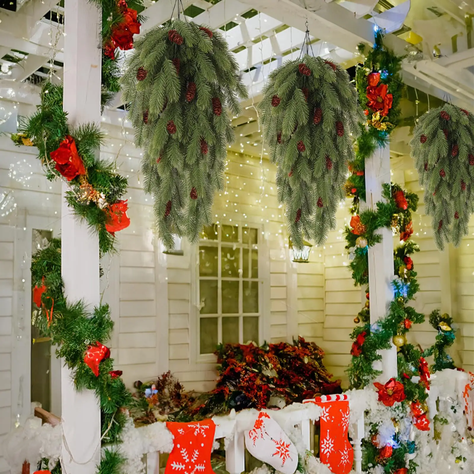 2pcs Artificial Pine Needles H - Christmas Tree Artificial ulasan dan harga