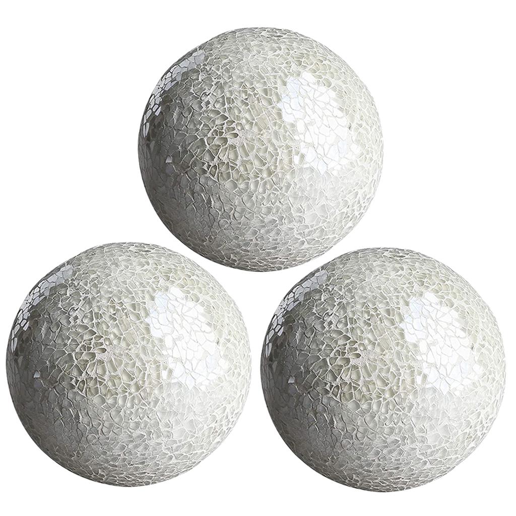 Mosaic Sphere Balls Decorative - Ornament Ball Set ulasan dan harga