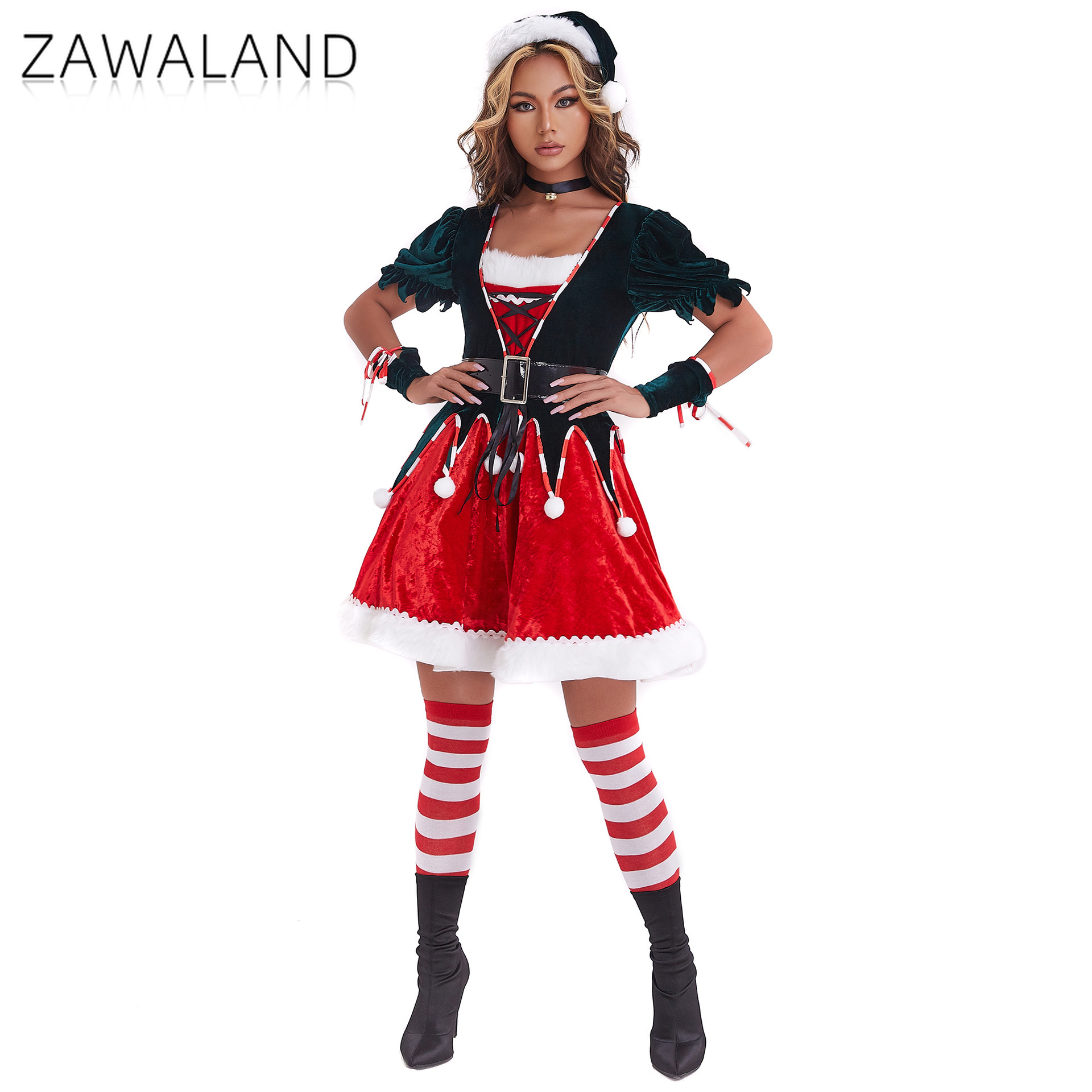 Christmas Elf Cosplay Dresses  - Elf Costume Christmas ulasan dan harga