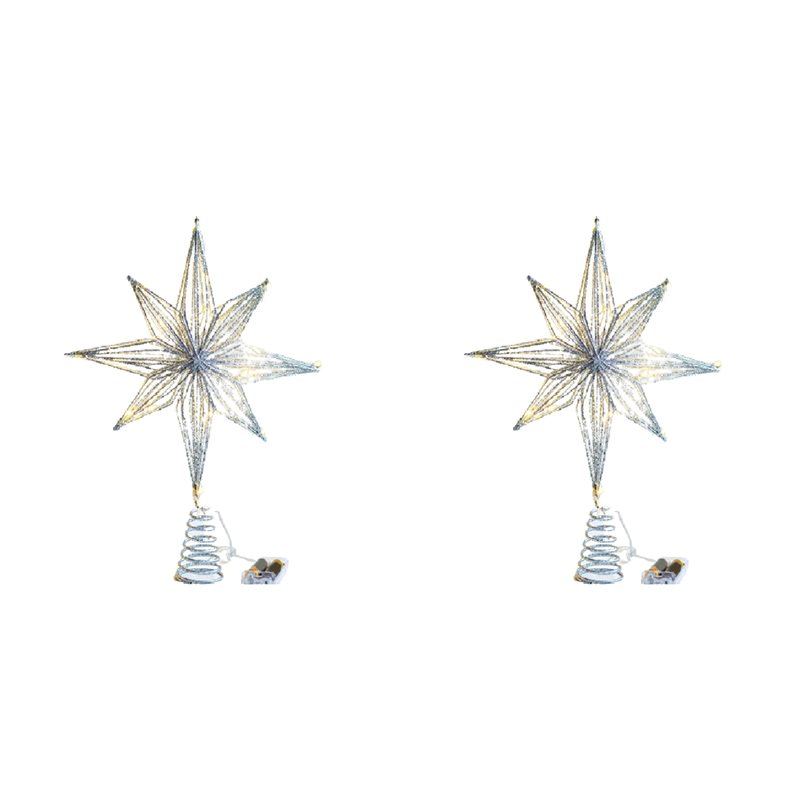 【LAST CHANCE】2X Christmas Tree - Star Tree Topper ulasan dan harga