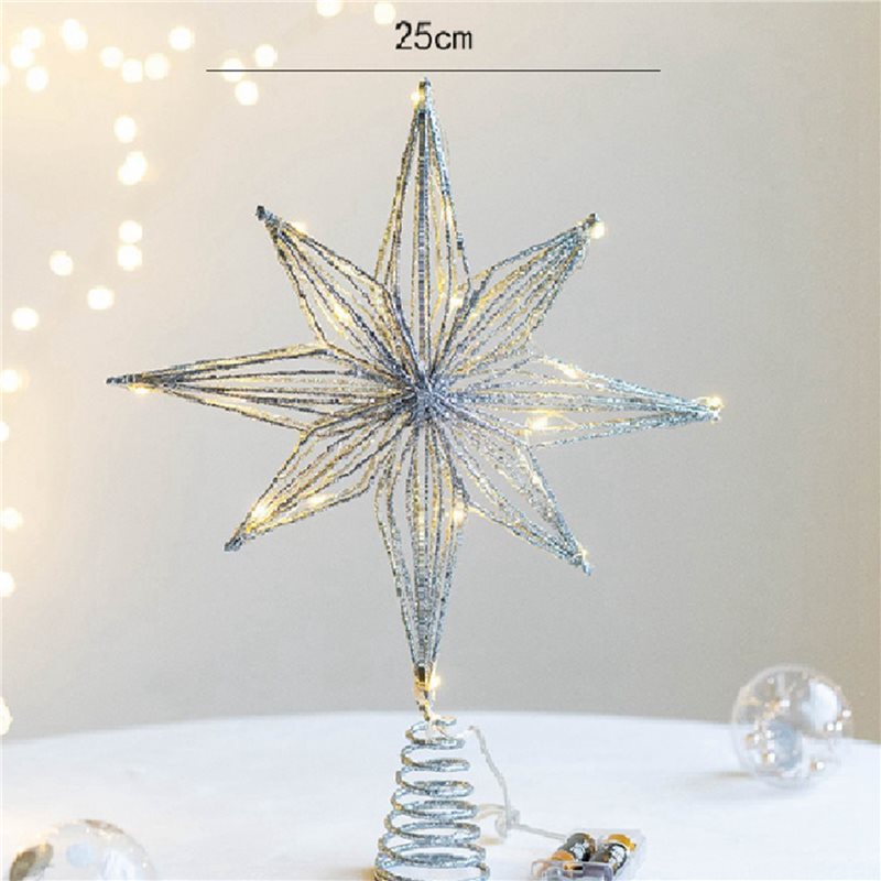 【LAST CHANCE】2X Christmas Tree - Star Tree Topper ulasan dan harga