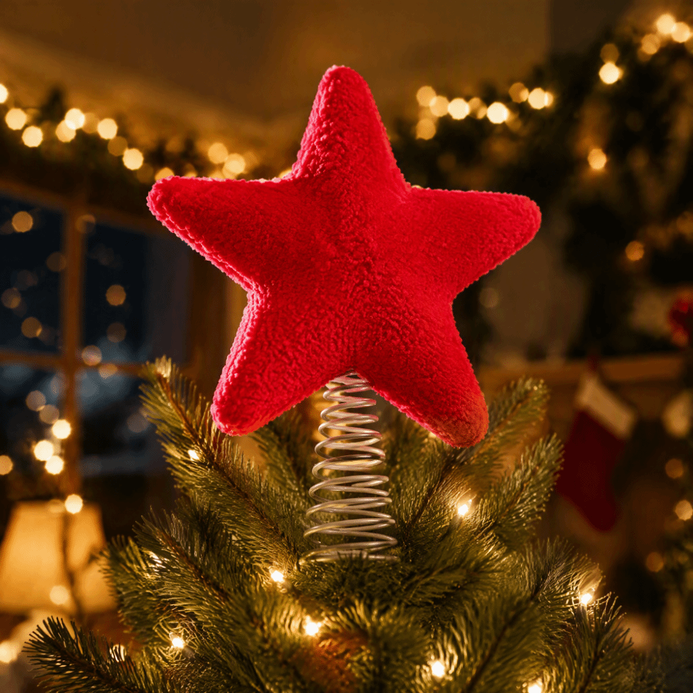Five Pointed Christmas Tree To - Star Tree Topper ulasan dan harga