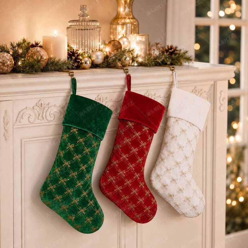 New Christmas Stocking Ornamen - Christmas Stocking Hanging ulasan dan harga