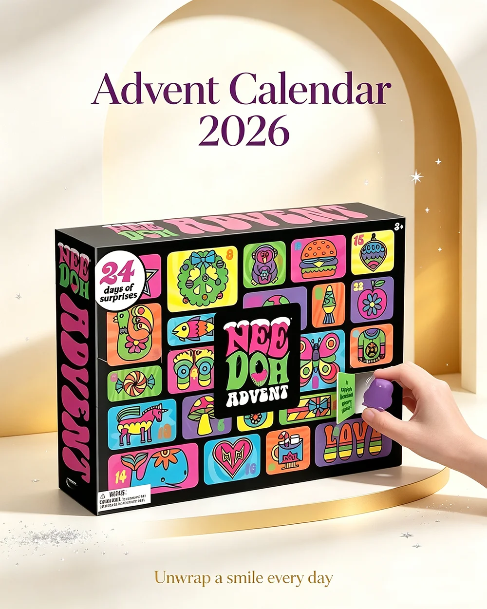 2026 NeeDoh Advent Calendar Gi - Advent Calendar Gift ulasan dan harga