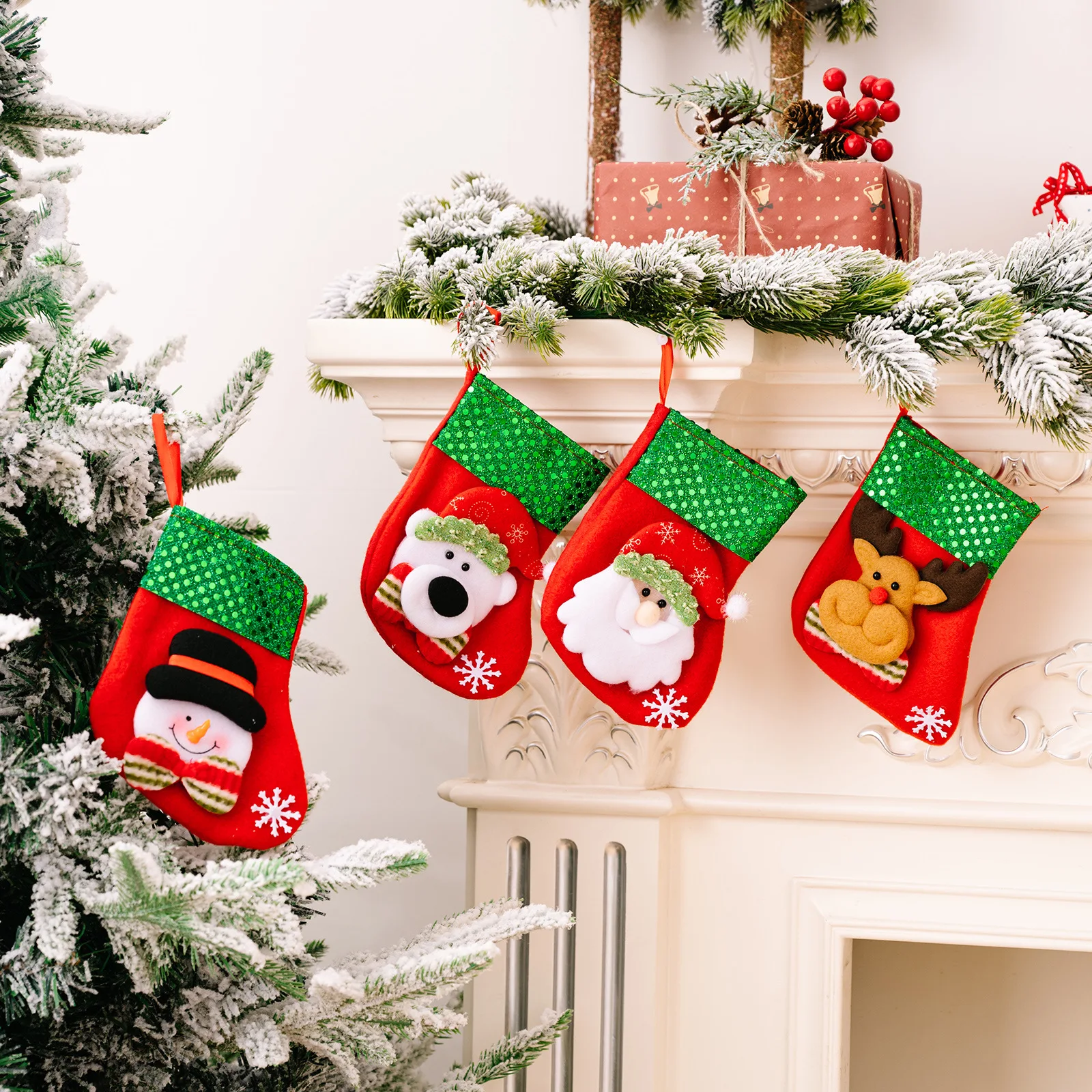 Christmas Stocking Sock Xmas G - Christmas Stocking Hanging ulasan dan harga