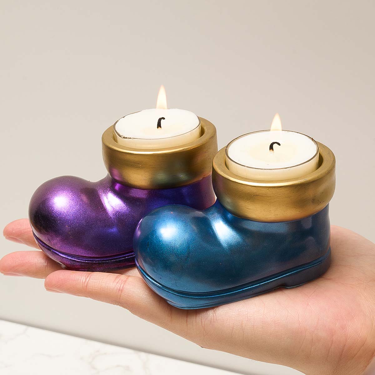 Christmas Boots Shoes Candle H - Holiday Candle Set ulasan dan harga